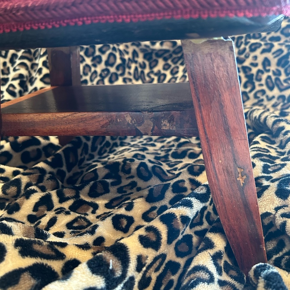Antique Primitive HEAVY Sturdy Footstool 12x11x9 - Picture 6 of 15